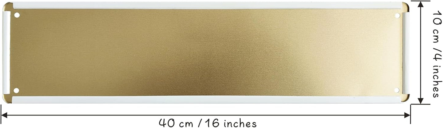 Vintage Tin Sign Retro Metal Snack Bar Signs Stylish Wall Art Plaques for Home Decor Bathroom Kitchen House and Gothic Wall Decor or as a Unique Poster 16x4 in