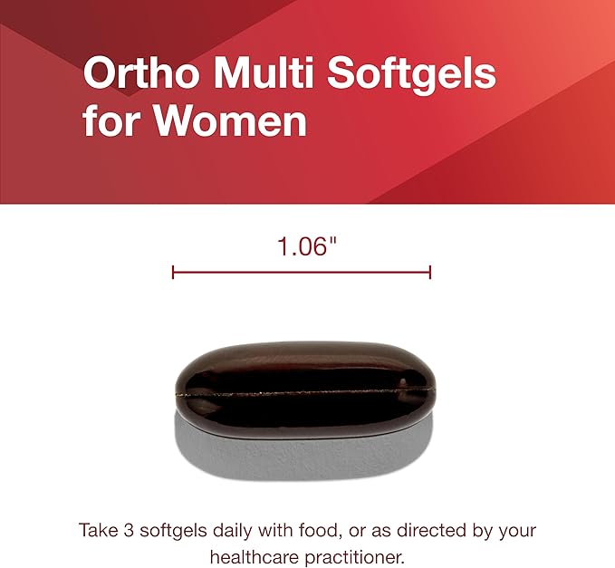PROTOCOL FOR LIFE BALANCE Ortho Multi Softgels for Women - Multivitamin with Cranberry, Green Tea & Evening Primrose Oil - Magnesium & Biotin - Egg Free & Halal - 90 Softgels