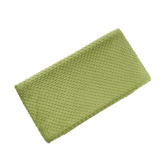 Baby Changing Pad Cover, Super Soft Plush Dot Diaper Changing Table Covers for Baby Girls and Boys, Ultra Comfortable, Safe for Babies, Fit 32"/34'' x 16" Pad (Sage)