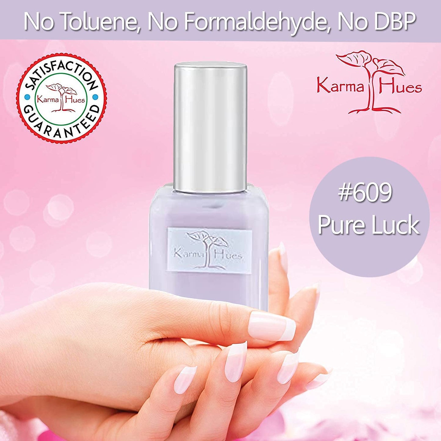 Karma Naturals Nail Polish - Non-Toxic, Vegan & Cruelty-Free (PURE LUCK, 0.43 fl oz)