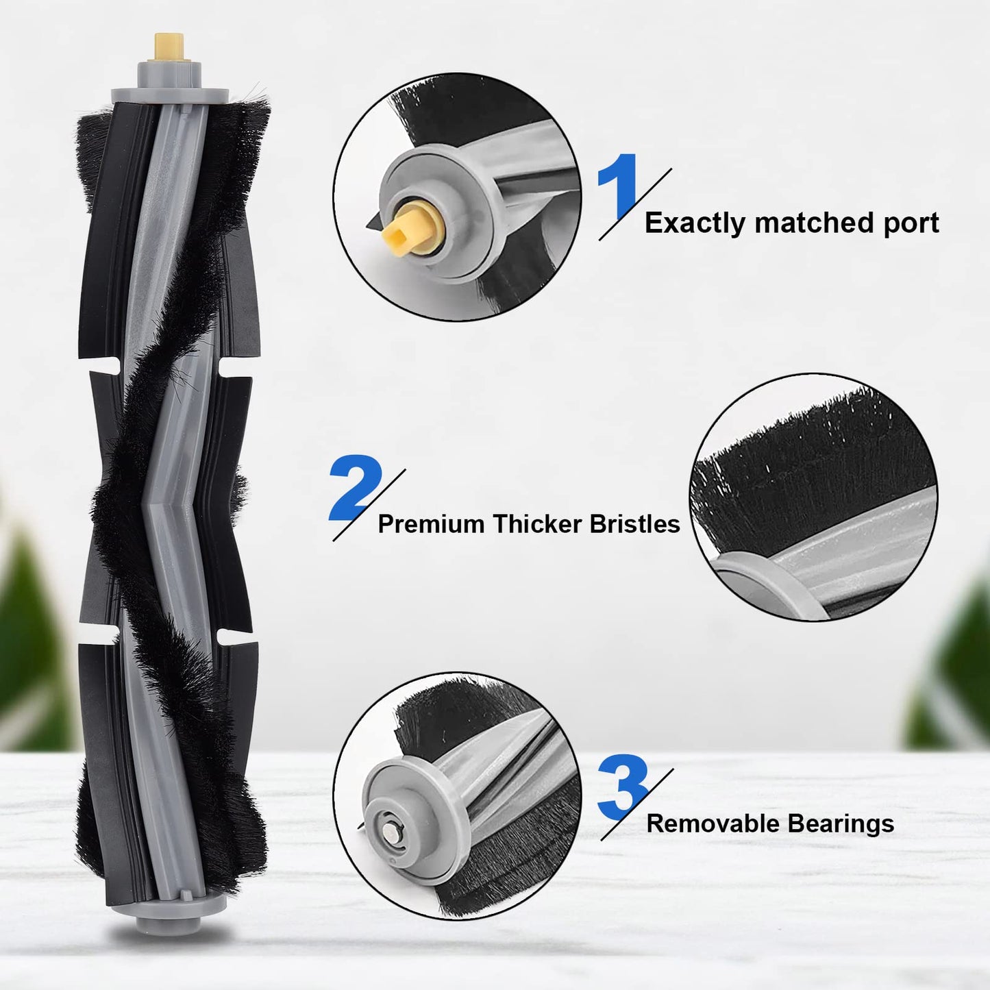 Replacement Parts For Ecovacs Deebot X1 Omni Turbo T10 T20 Omni T20/T20 Max/T20 Pro Robot Vacuum Cleaner - Spare Accessories Kit