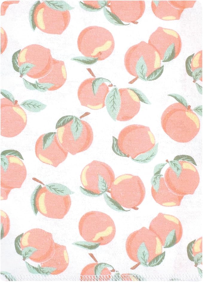 Luvable Friends Hudson Baby Flannel Burp Cloths 12pk, Peach