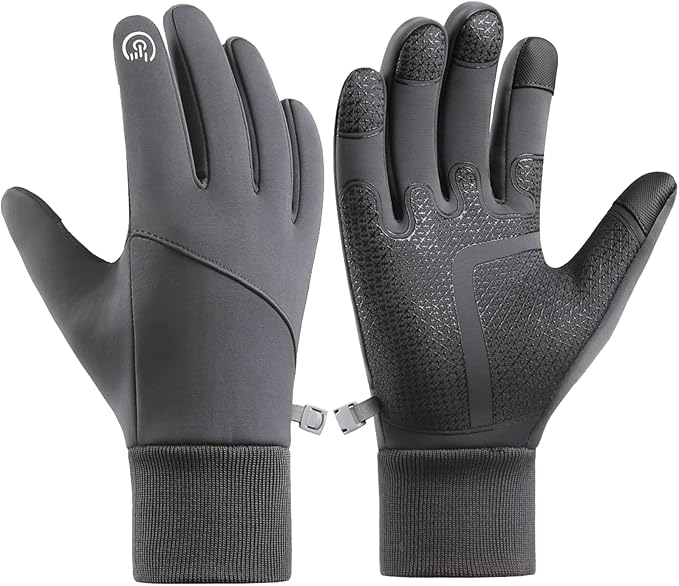 Winter Gloves for Men & Women - Touch Screen, Warm & Waterproof, Running, Cycling & Driving Gloves