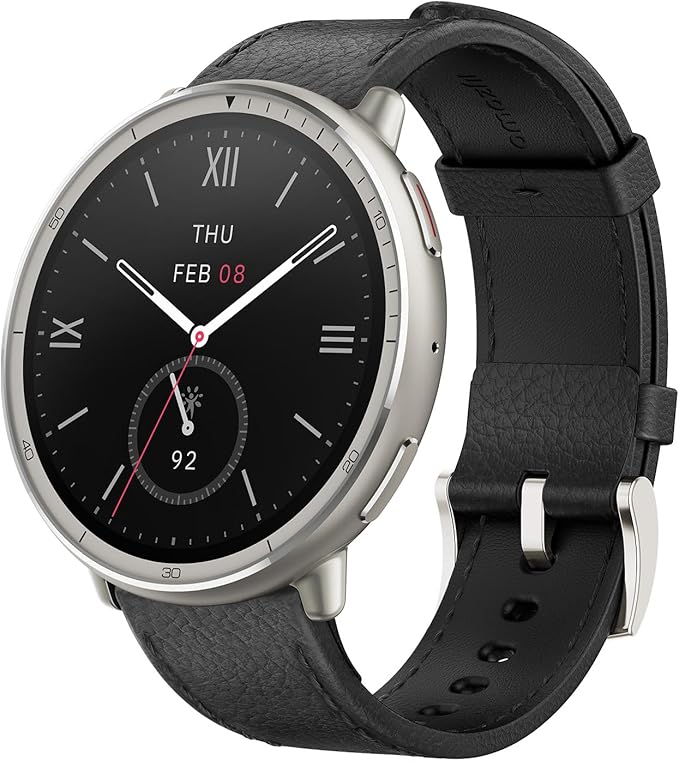 Amazfit Active 2 Premium Smart Watch Fitness Tracker (Round) for Android & iPhone, 10 Day Battery, Water Resistant, GPS Ma...