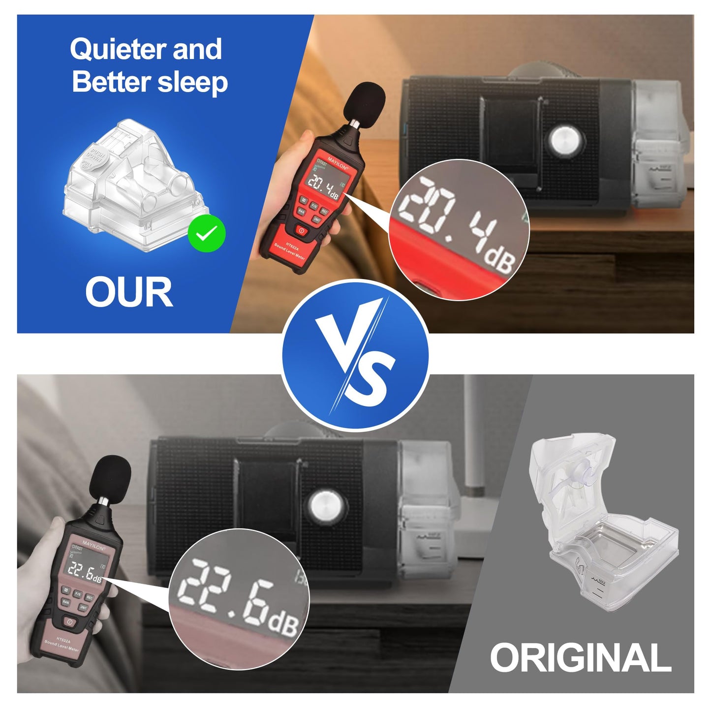 2025 Latest Water Chamber for AirSense 10 and AirCurve 10, FSA HSA Eligible,380ml Upgraded Humidifier Tub for AirSense 10 not AirSense 11,Great-Value CPAP Supplies by Medihealer.