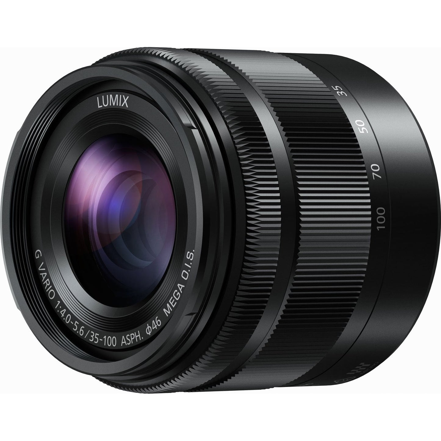 Panasonic Lumix G Vario Lens, 35-100Mm, F4.0-5.6 Asph., Mirrorless Micro Four Thirds, Mega Optical I.S., H-Fs35100K (Usa Black)