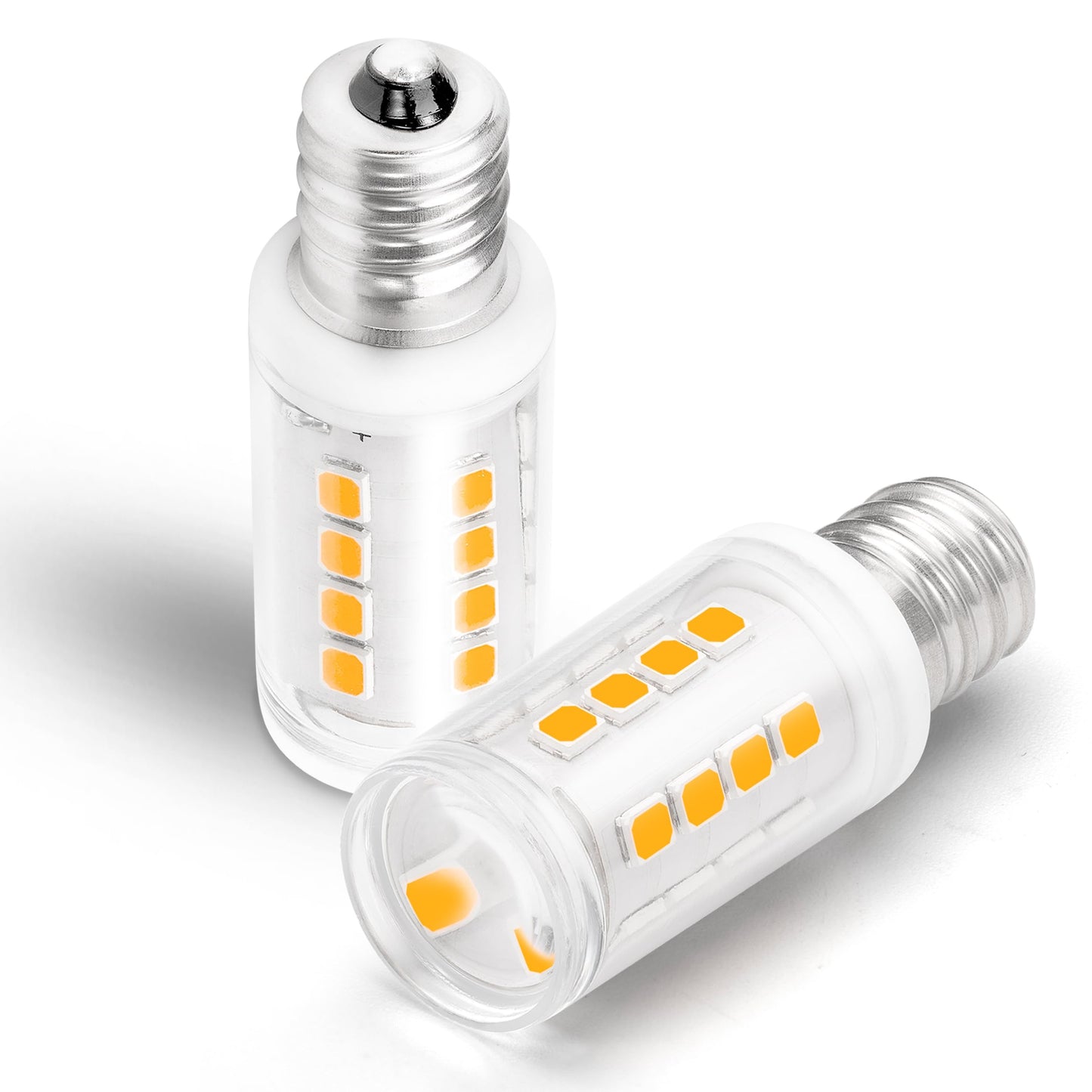 2W C7 E12 Led Salt Lamp Replacement Bulb 300Lm Warm White 2700K 120V E12 Candelabra Base For 25W-40W Himalayan Salt Lamp Night Light Chandelier Christmas Lighting Dryer Refrigerators Bulb  2 Pack