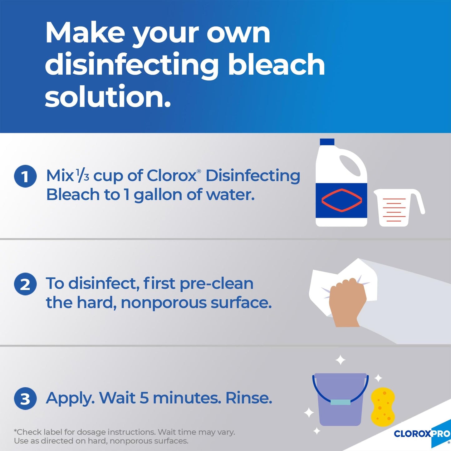 Clorox® Ultra Germicidal Bleach, 121 Oz, Case Of 3