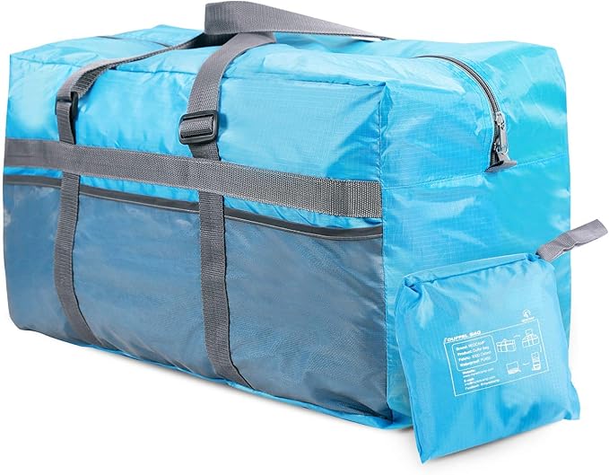 REDCAMP Foldable Travel Bag, Large Sports Bag, 75L/96L/100L, Lightweight Waterproof Tote Bag