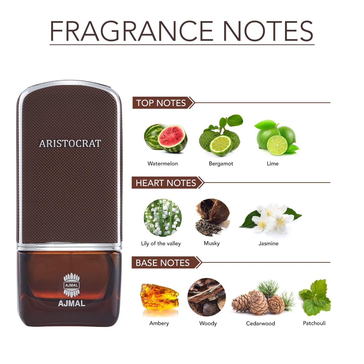 Ajmal Aristocrat, 2.5 Oz For Men - Made in Dubai