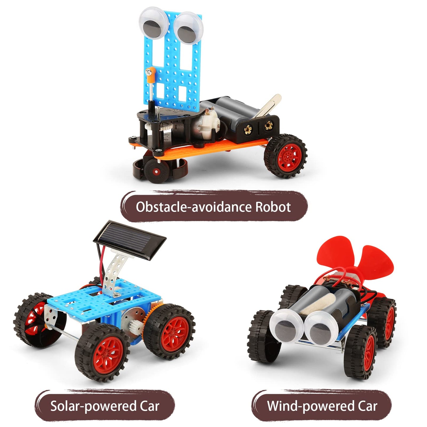 STEM Science Kits for Kids 5-7 8-12, Robotics Robot Building Car Kit STEM Toys for Boys Robots Craft 5-8 6-8, Science Activities Experiment Engineering Project Electronics 5 6 7 8 Year Old Boy Gifts