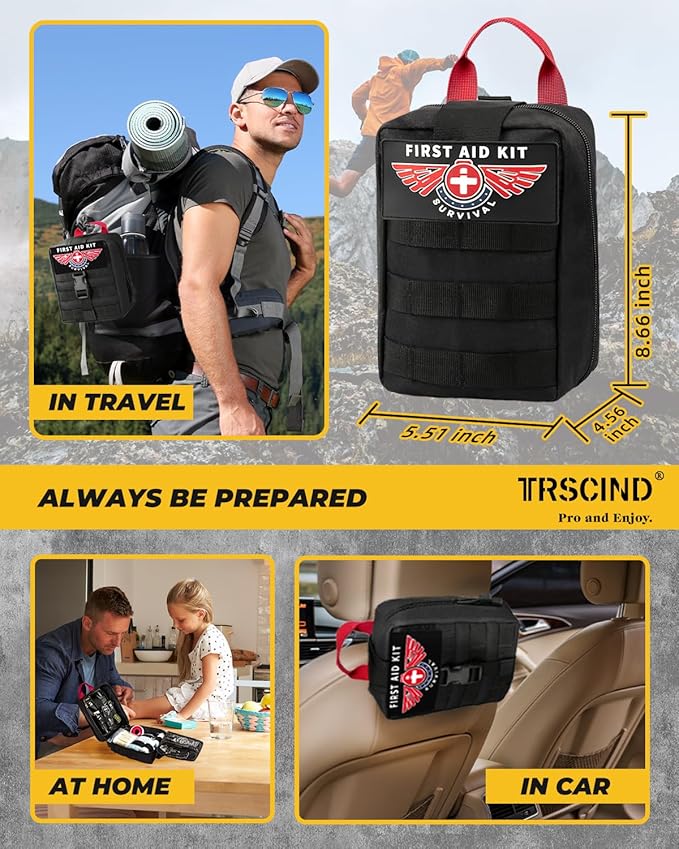 Gifts for Men Husband Dad Christmas, Survival Kit, Emergency Survival Gear and Equipment 14 in 1, Stocking Stuffers Birthday Gifts for Him Boyfriend, Hunting Fishing Camping Accessories, Cool Gadget