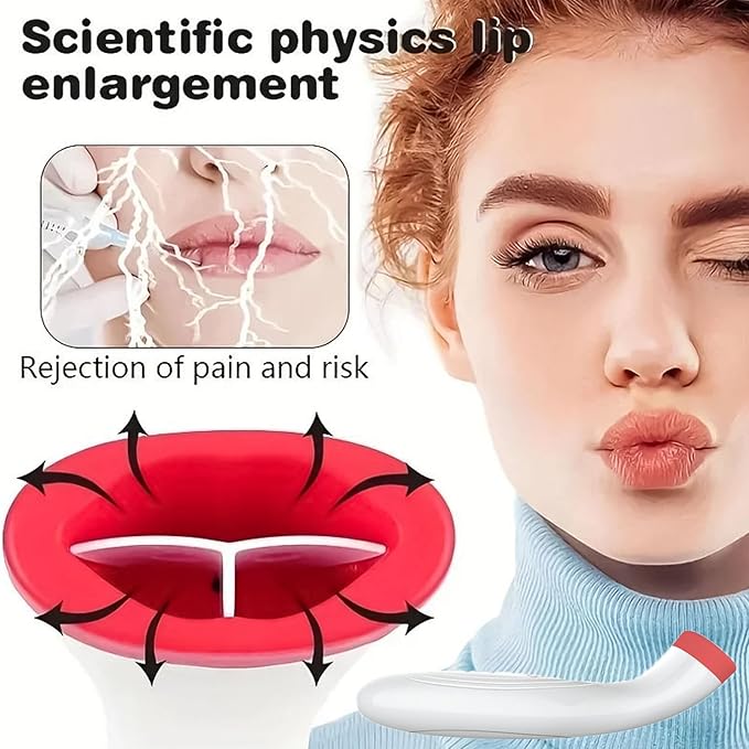 Generic Electric Lip Vacuum Plumper, Bigger Lip Suction Plumper Tool, USB Charging, Lip Plumping Device, Lip Sucker Plumper Tool, Lip Augmentation Beauty Device (2Pcs)