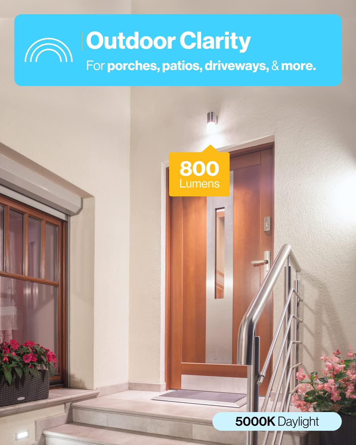 Sunco 24 Pack Dusk To Dawn Led Outdoor Light Bulb A19  Photocell Automatic For Exterior Lighting  800 Lm  9W (60W Eqv.)  5000K Daylight  Auto On/Off Sensor  Ip65 Rated Ul