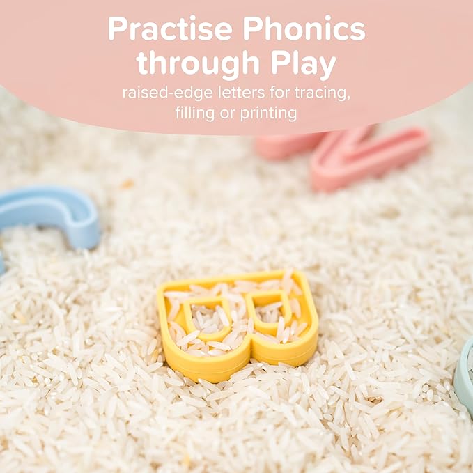 Inspire My Play Uppercase Alphabet Letters for Kids - ABC Toys for 3 Year Olds - Sensory and Messy Play