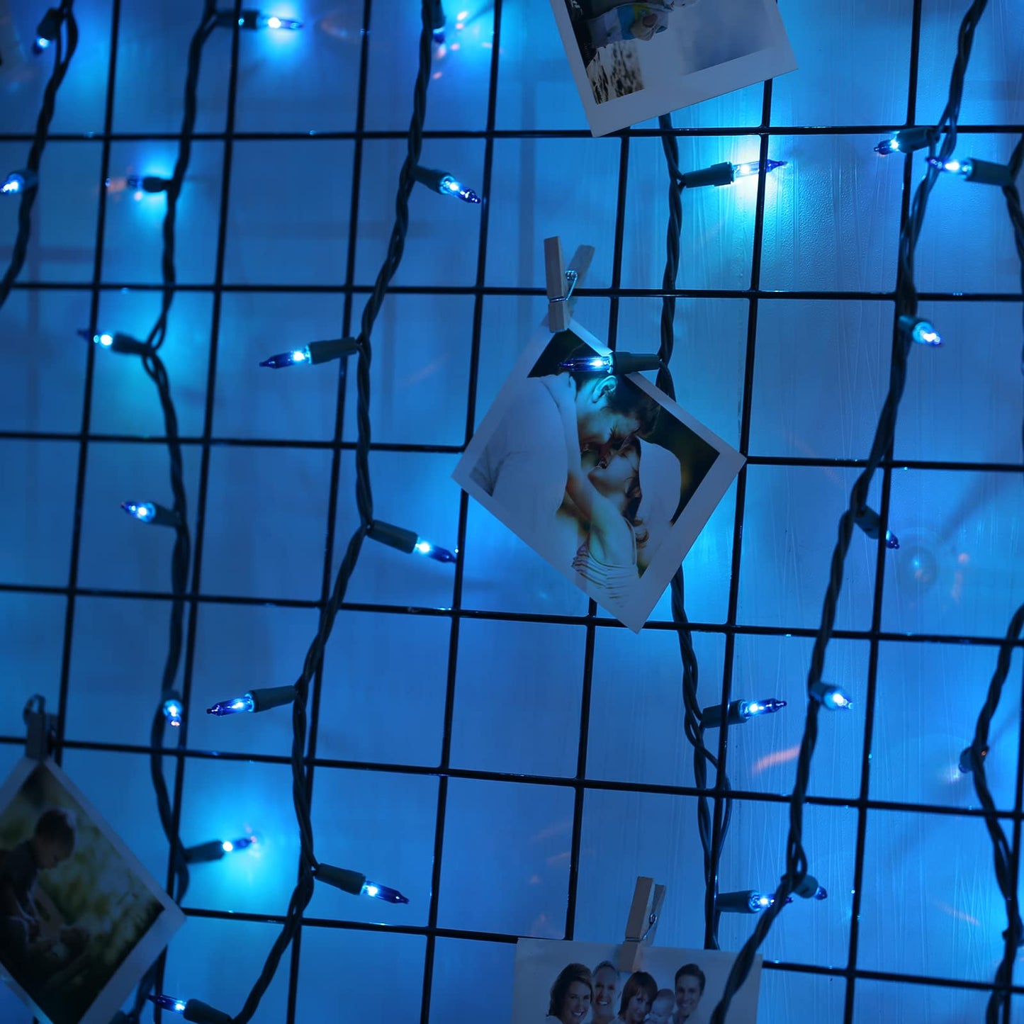 Odeetronic 21.63Ft 100 Count Blue Incandescent Christmas String Lights, Ul Certified, Indoor/Outdoor Decor