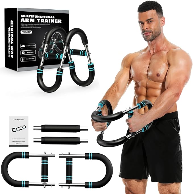 Twister Arm Trainer, Adjustable Chest Workout Equipment for Men & Women, Home Gym Strength Trainer, Muscle Builder & Stren...