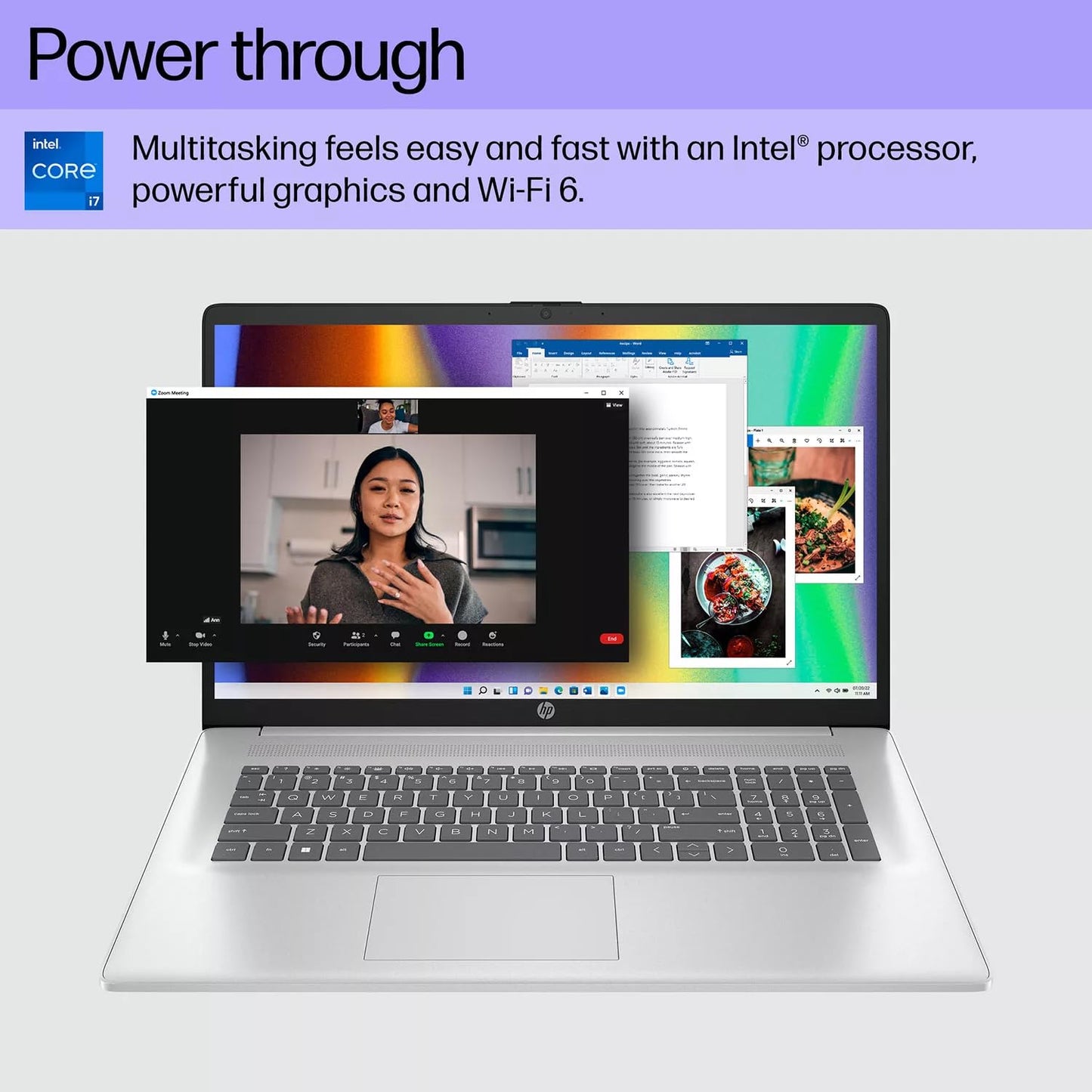 Hp 17 Laptop, 17.3 Fhd Anti-Glare Ips Screen, 12Th Gen Intel Core 6-Cores Processor, 32Gb Ram, 1Tb Pcie Ssd, Hd Camera, Hdmi, Ty