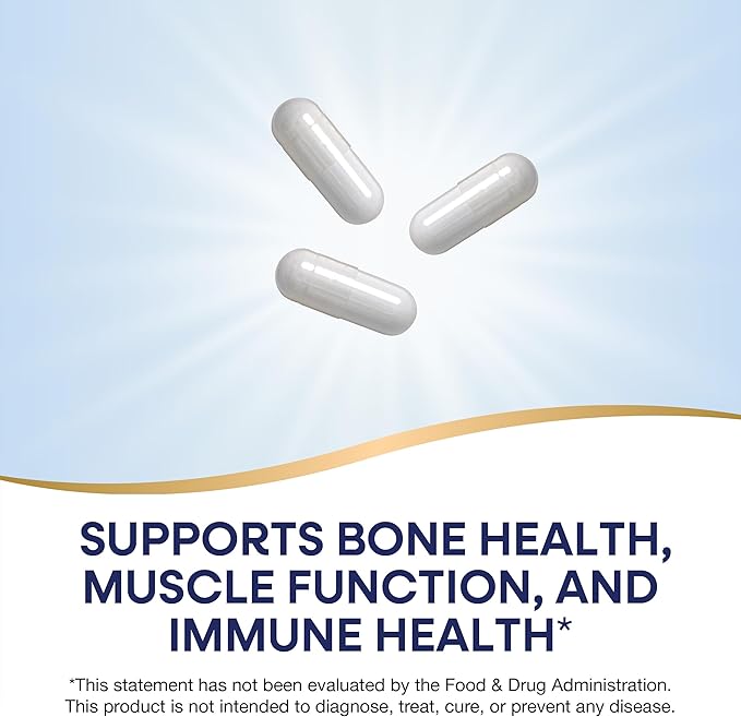 Nature's Way Calcium Magnesium & Zinc Mineral Complex, Supports Bone Health & Muscle Function*, Immune Support*, 765 mg per 3-Capsule Serving, Gluten Free, 100 Capsules (Packaging May Vary) - 2 Pack