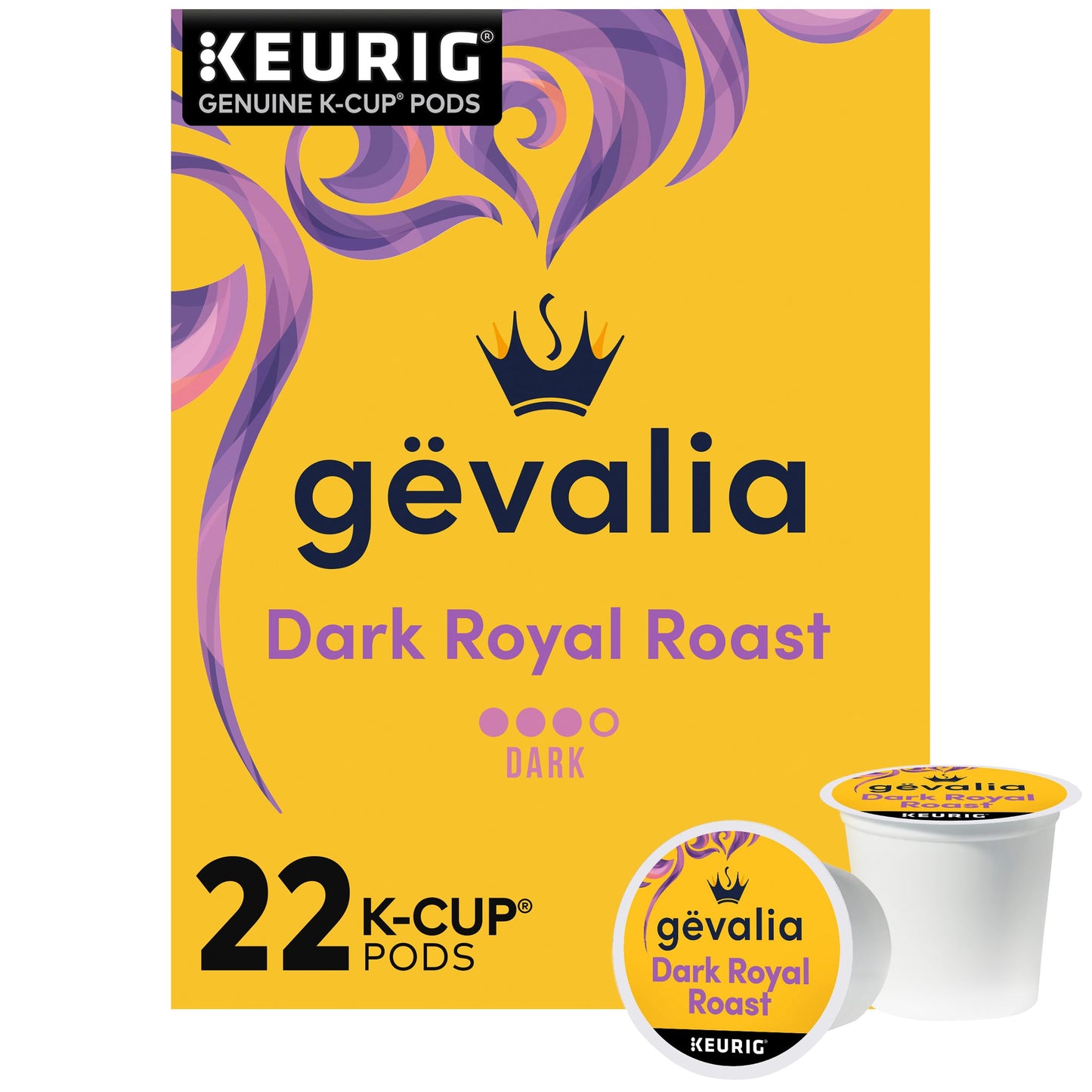 Gevalia Dark Royal Roast Dark Roast K-Cup Coffee Pods  22 ct Box