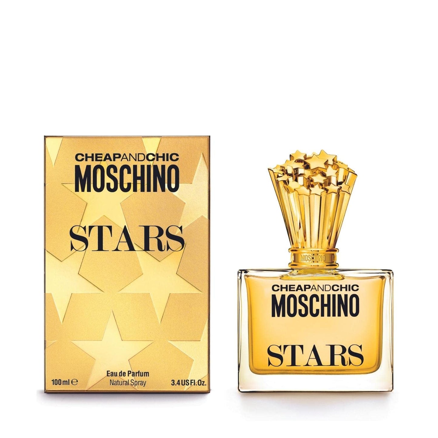 MOSCHINO Cheap & Chic Stars Eau de Parfum Women Perfume Spray, 3.4 Ounce, Multi