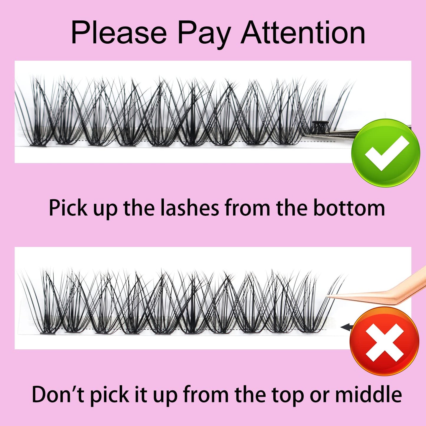 Eyelash Clusters LAUBESS Lash Clusters Individual Lashes Cluster Eyelash Extensions DIY at Home Waterproof Cluster Lashes (30D-D