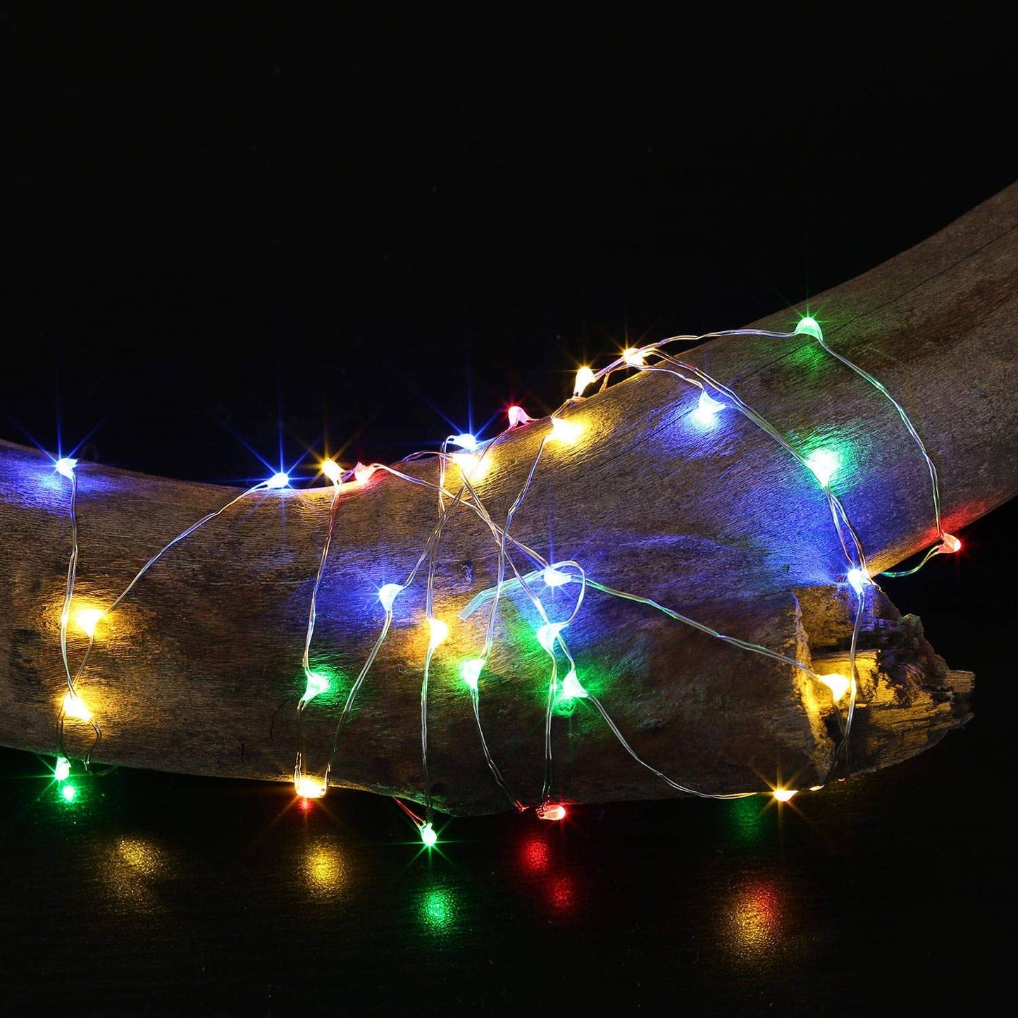 Mumuxi 10Ft Multicolor Led String Lights, 30 Leds, Battery Powered, Waterproof, Indoor/Outdoor Use, Model Fy-2032-004