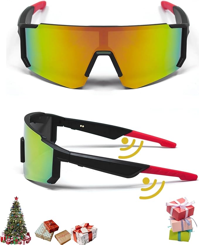 Smart Glasses, Polarized Bluetooth Sunglasses, Built-in Mic & Speakers, UV Protection Audio, Sport Sunglass