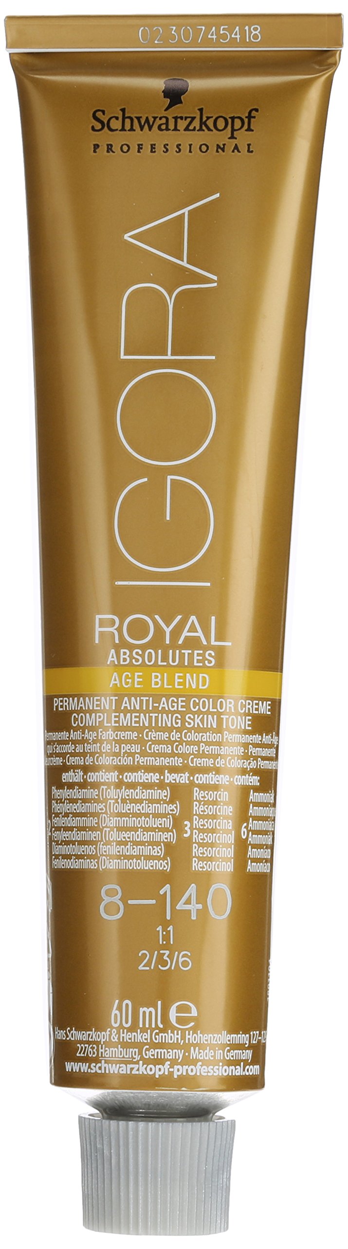Schwarzkopf Igora Royal Absolutes 8-140 Anti-Age Color Creme 60ml