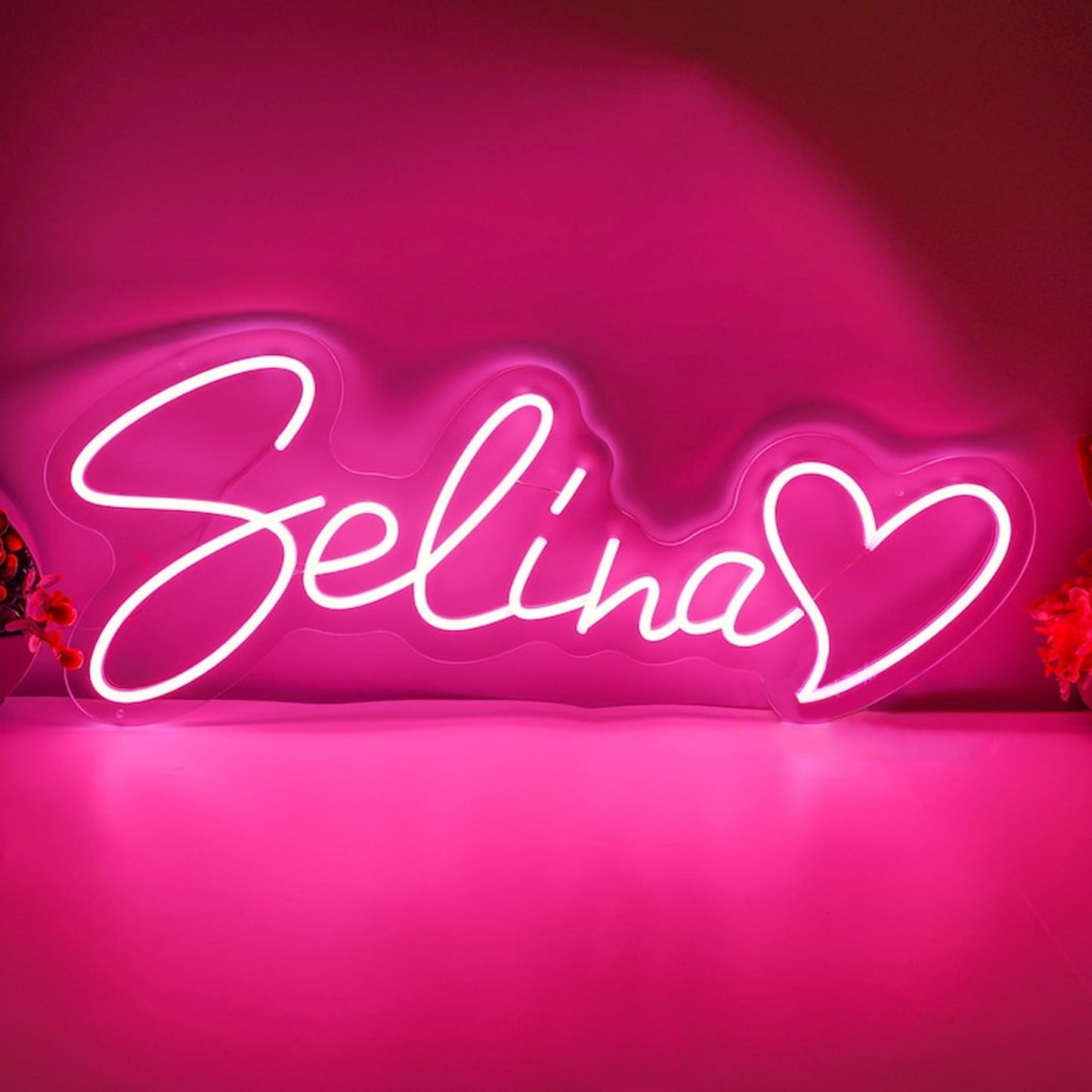 Ysmnde Custom Neon Signs Personalized  Dimmable Led Neon Light Sign Customizable For Wall Decor  Birthday Wedding  Party  Festival Gift