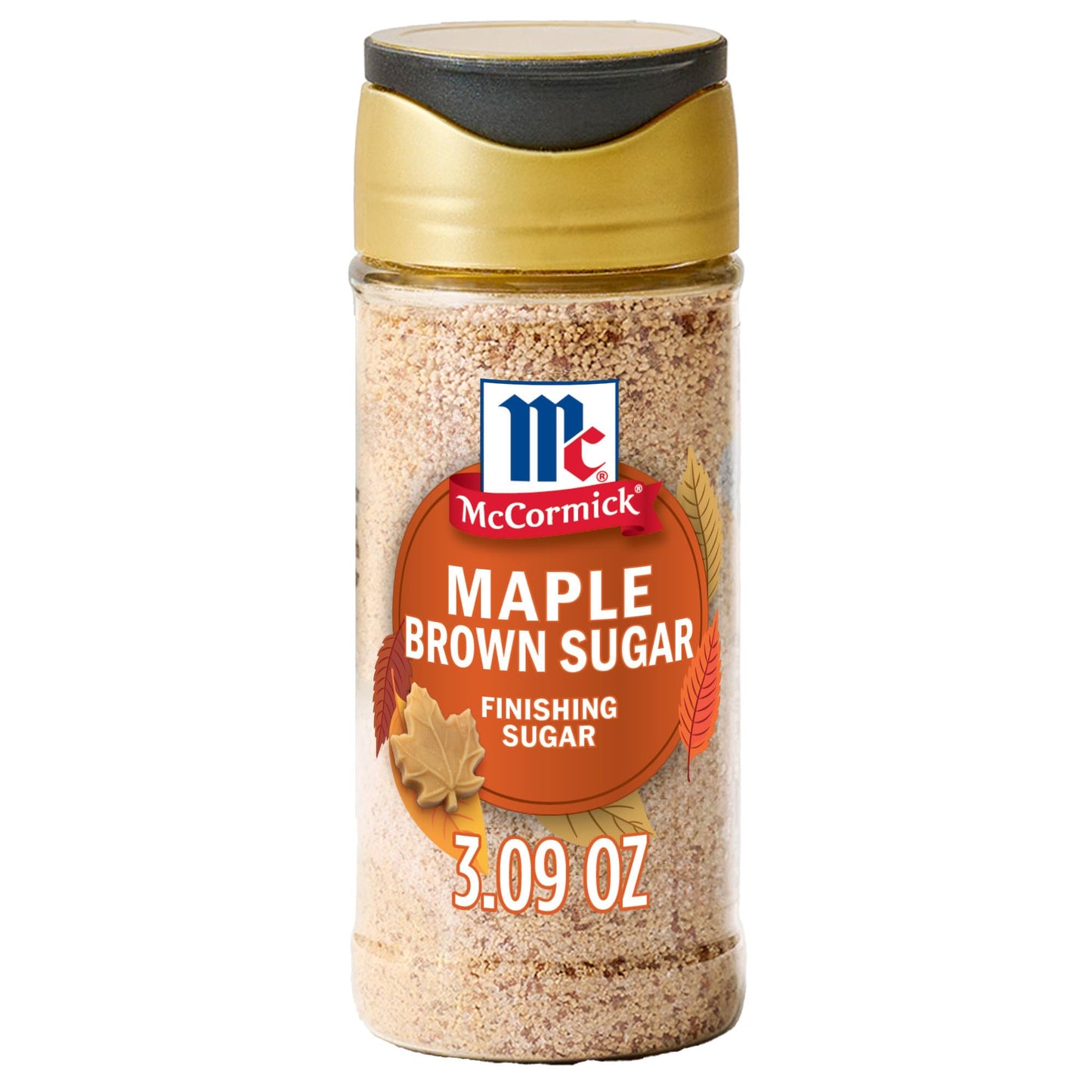 McCormick Finishing Sugar  Maple Brown Sugar  Limited Edition  Classic Flavor Pairing of Maple with Rich Brown Sugar  For Coffee  Cookies & More  3.09 oz