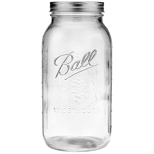 Ball 1 64oz Wide Mouth Half Gallon Mason Jar