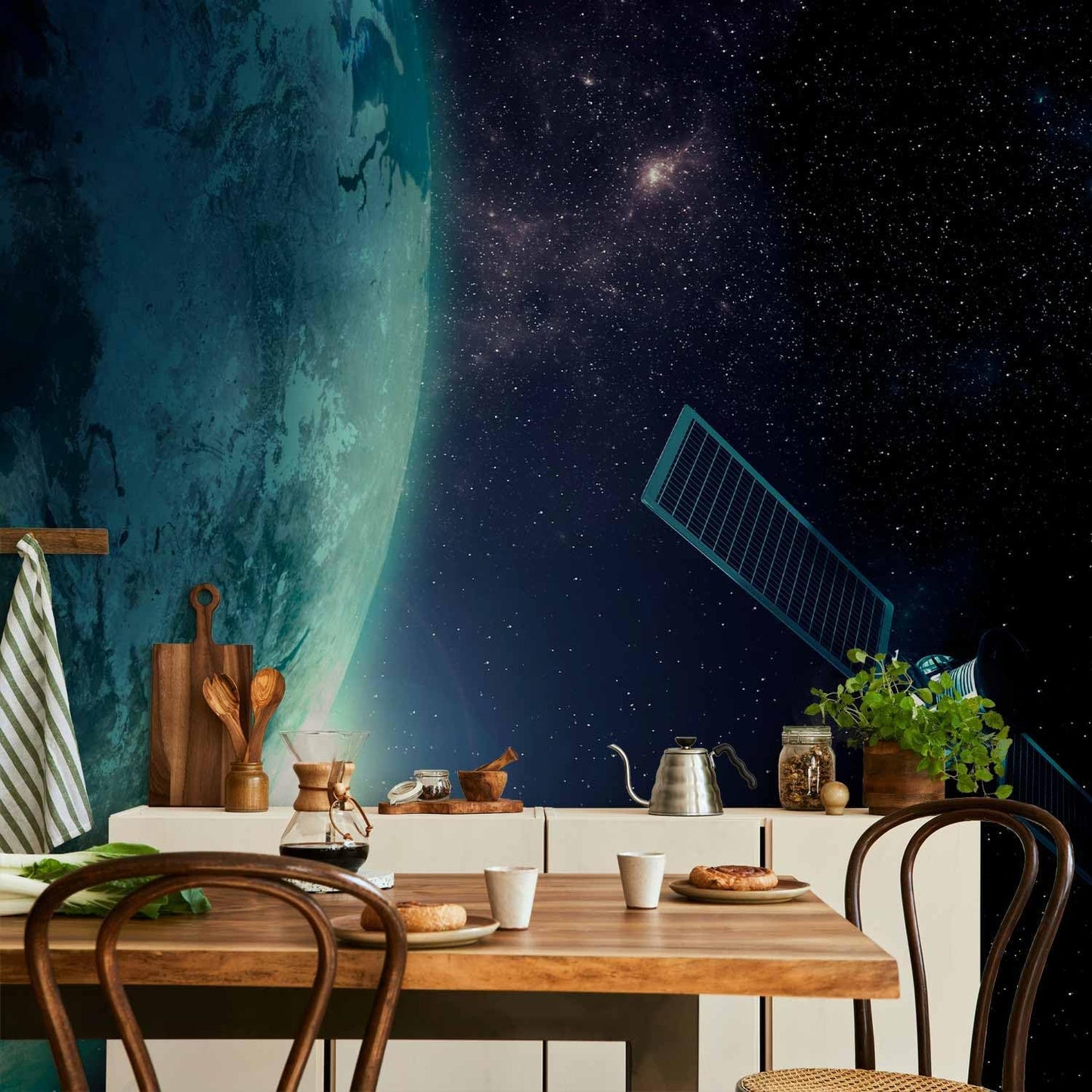 artgeist Premium Wall Mural Cosmos Galaxy 138x101 in - XXL Non-Woven Wallpaper Fleece Wall Decor Photo Print Picture Image Design Home n-B-0007-a-c