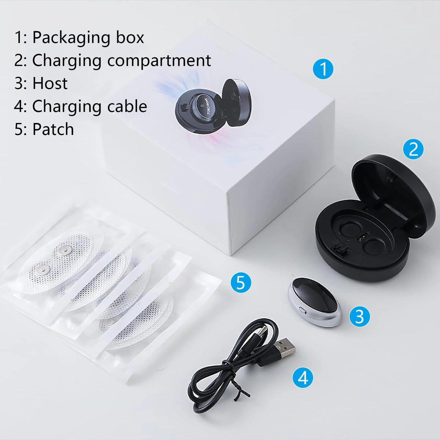 BEBESIRI Anti-Snoring Aid - Portable 3-Speed Adjustable Device for Better Sleep, Comfortable & Easy to Use (Black)