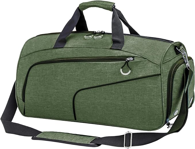 Sports Small Gym Bag for Men and Women Travel Duffel Bag Workout Bag with Shoes Compartment