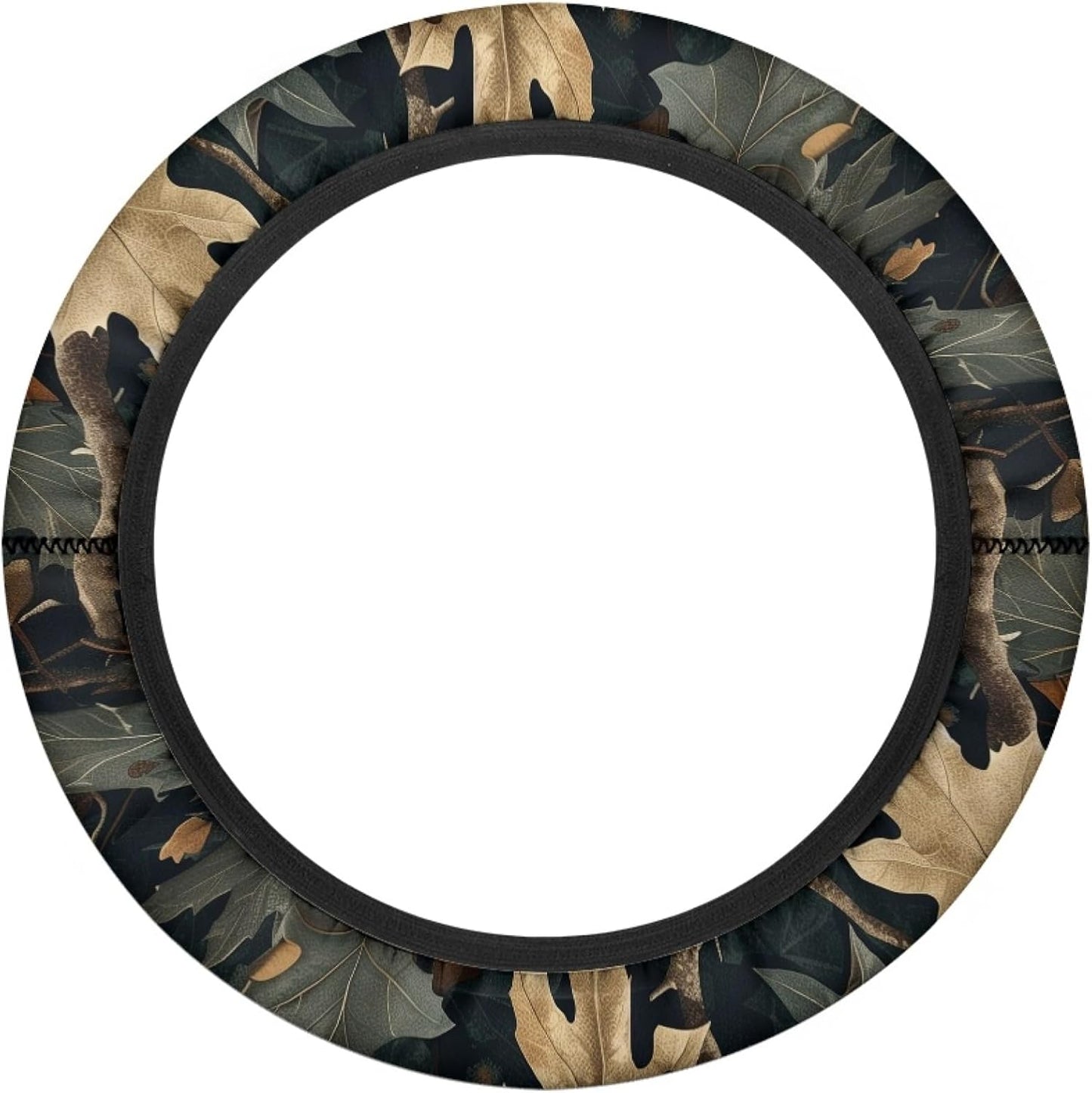 Camo Hunting Golf Cart Steering Wheel Cover 13 Inch - 14 Inch Golf Cart Steering Wheel Covers Camo Oak Hunting Wood Sun Shade Cover Protector Golf Cart Accessories