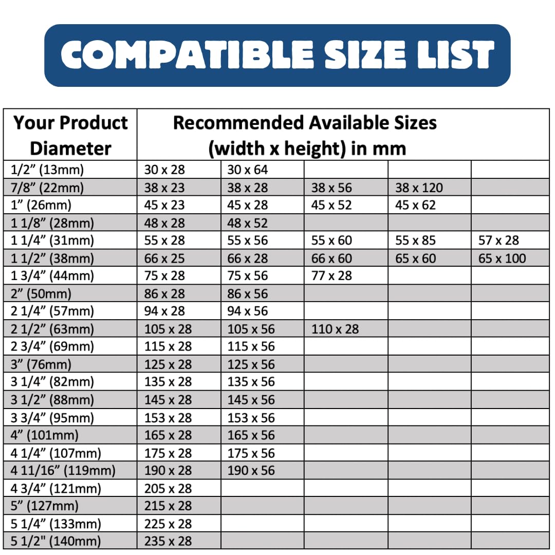 Supplement and Supply 105 x 28 mm Black Perforated Shrink Band for Cosmetic Jars, Plastic Jars, Spice Jars and More. [Compatible Diameter: 2 1/2"] - Bundle of 1,000