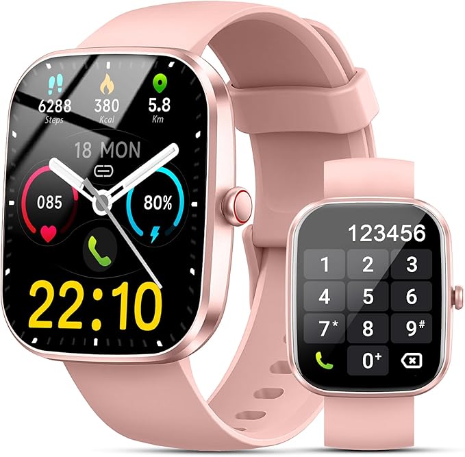 Fempoin Smart Watch, 1.96" HD SmartWatch, Touch Screen Answer/Make Call, IP68 Waterproof 105+ Sport Fitness Tracker, Activ...