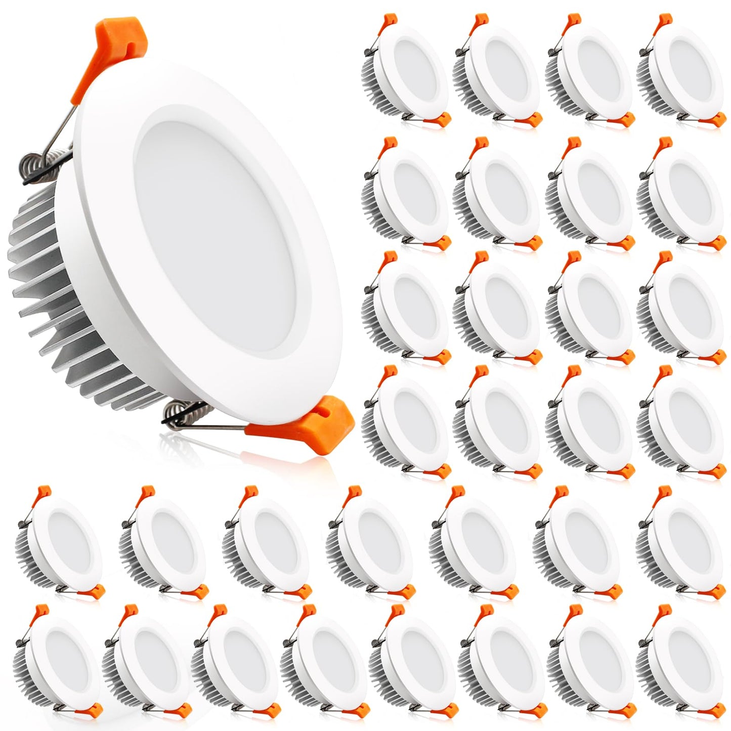 2 Inch Led Downlight  32 Pack Recessed Lighting Dimmable Ceiling Light  3W  2700K Ultra Warm White  Cri80 With Led Driver(35W Halogen Equivalent)
