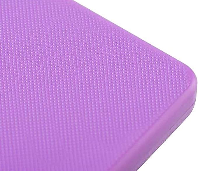 TrueCraftware- 20" X 15" X 1/2” Cutting Board for Kitchen Purple Color Plastic- Durable Color Coded Kitchen Cutting Board Chopping Board Non Slip Cutting Mat for Meat Vegetables Dishwasher Safe