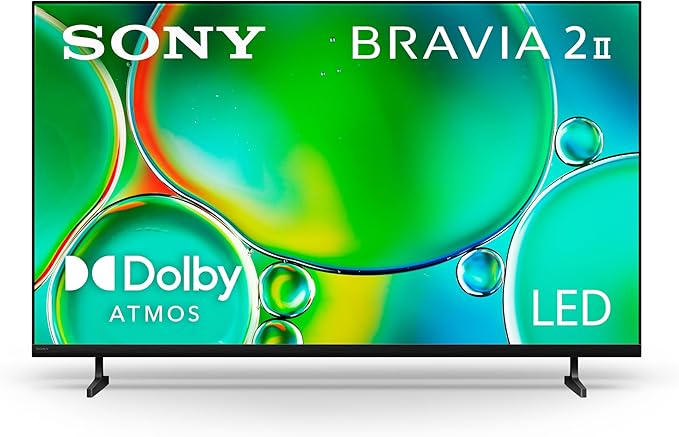 Sony BRAVIA 2 II 43 Inch 4K Ultra HD LED Smart TV with Google TV and Exclusive Features for PlayStation®5 (K-43S20M2), 202...