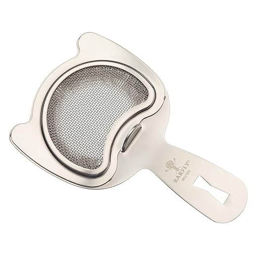 Barfly Fine Mesh Spring Strainer, Stainless Steel