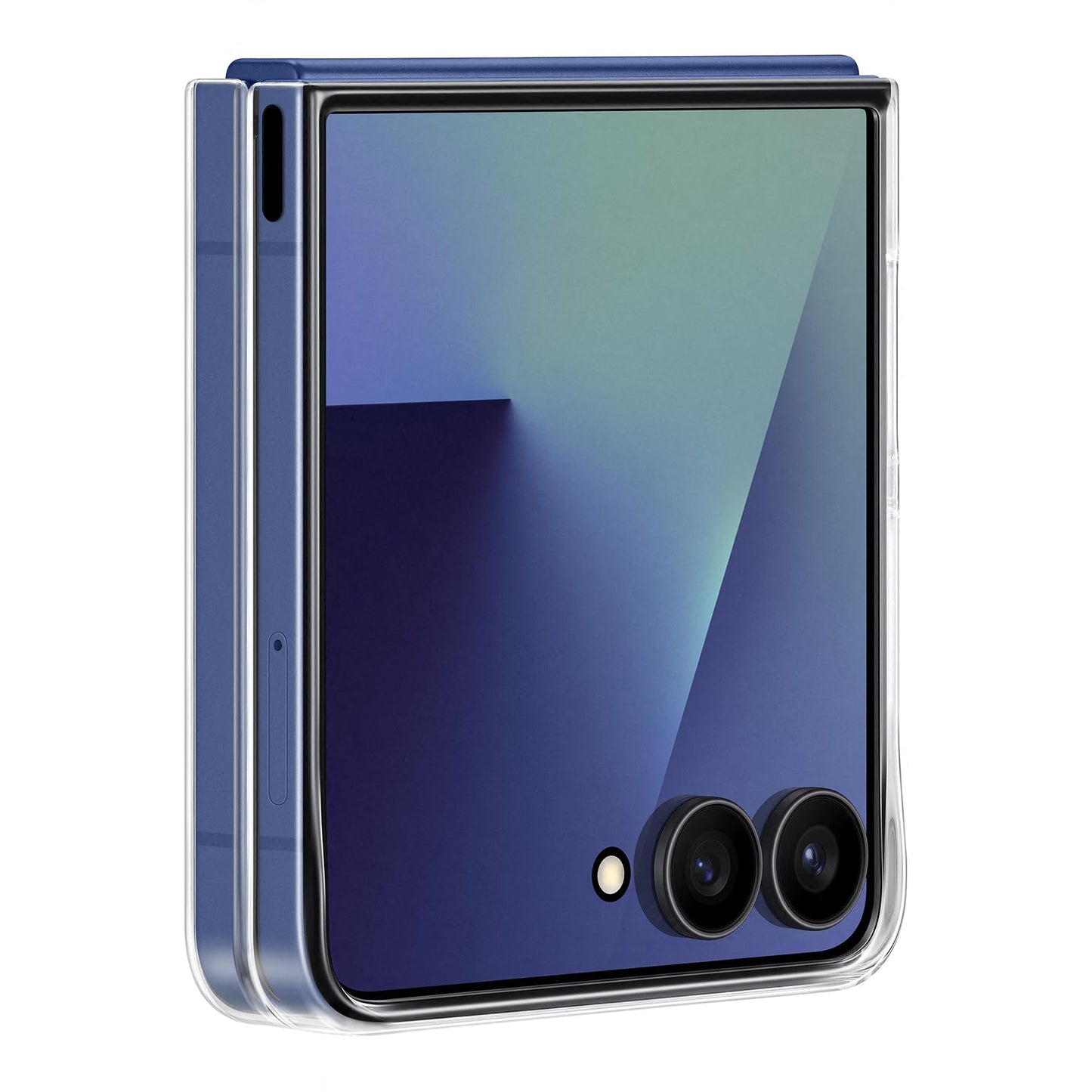 Samsung Clear Case Ef-Af766 For Galaxy Z Flip7, Clear Case, Scratch-Resistant, Slim Design, Transparent
