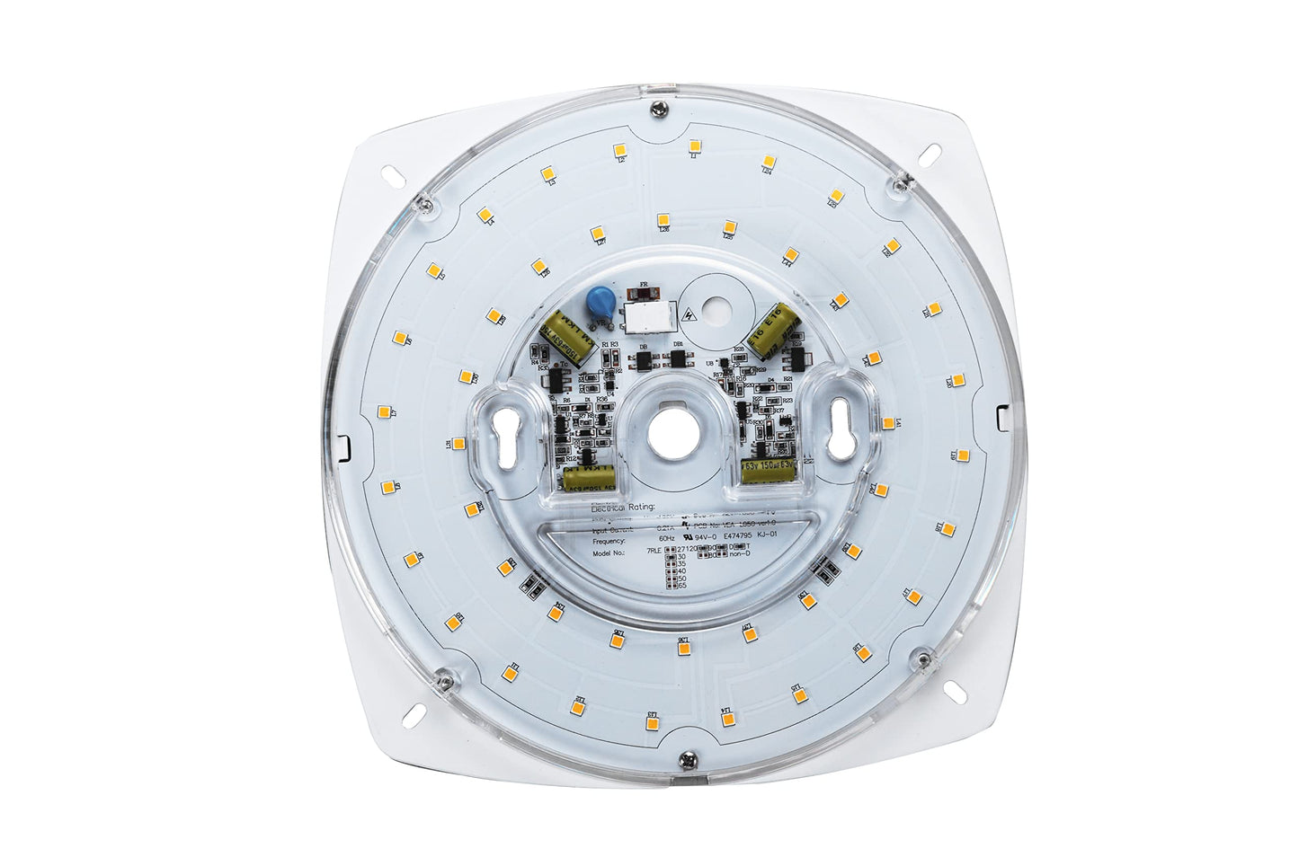 Legental Dimmable LED Light Engine, 28W, 3000K, 7in PCB Size, Alloy Steel, Retrofit Light Kit for Ceiling Flush Light, Fan, Pendant