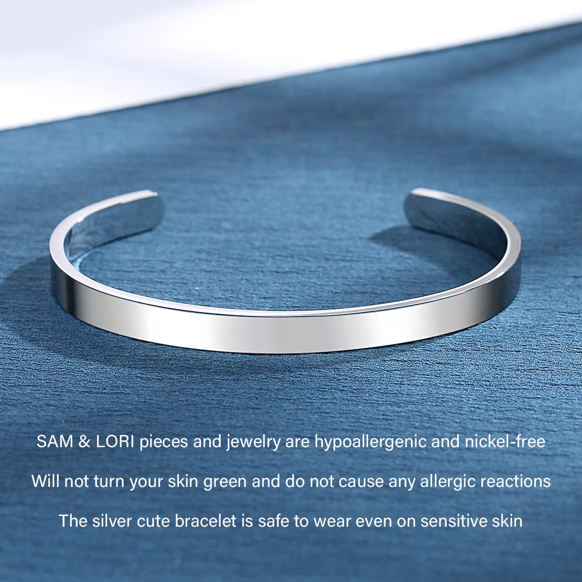 SAM & LORI Gifts for Wife Bracelets for Women Mother Daughter Teen Love Gift Best Friend BFF Long Distance Friendship Love You M