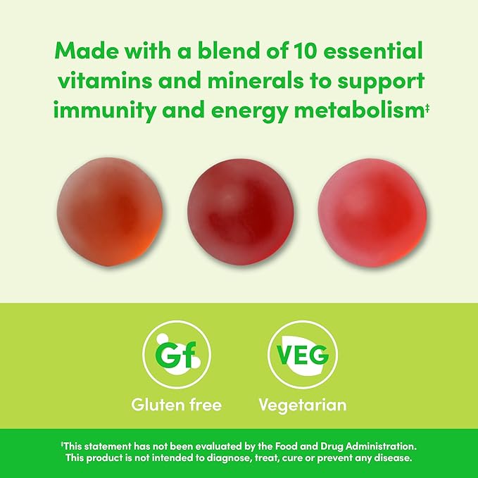 Amazon Elements - Men’s Organic Multivitamin, 90 Gummies (3 Gummies per Serving), Vegetarian, Gluten free, Certified Organic (Previously Revly)
