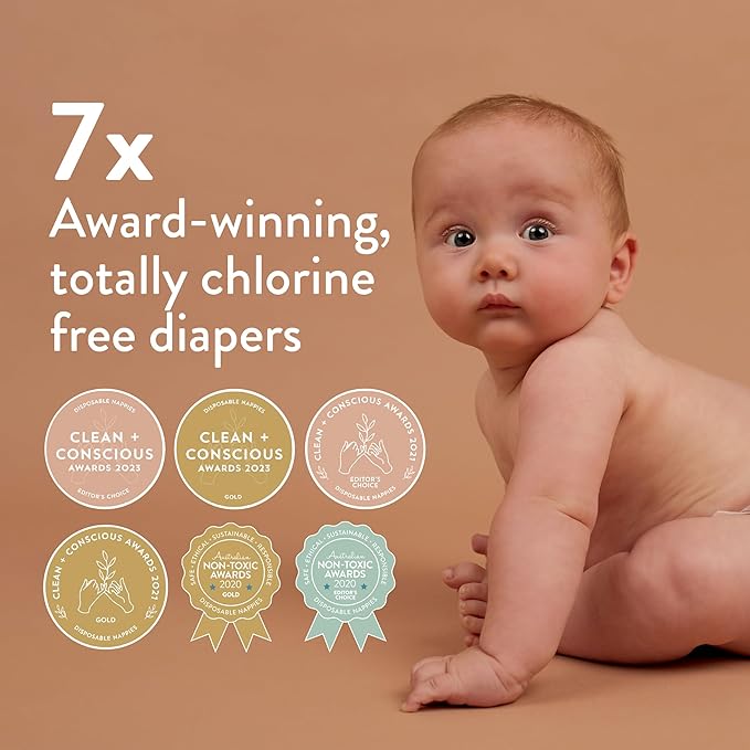 Joonya Baby Diapers, Size 5 XL (26-40 lb) - 1 Bag of 23 - New Range - NonToxic, Eco-Friendly, Ultra Slim, Overnight Use - Made in Denmark
