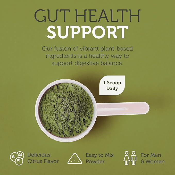 Zahler Core Greens - Organic Superfood - Phytonutrient Rich Super Greens with Spirulina, Chlorella & More - Kosher Non GMO Green Juice/Green Smoothie Citrus Flavor