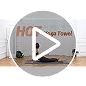 Eunzel Hot Yoga Towel Non Slip Yoga Mat Towel Non-Slip Sweat Absorbent Microfiber Towel for Hot Yoga, Pilates and Workout ...