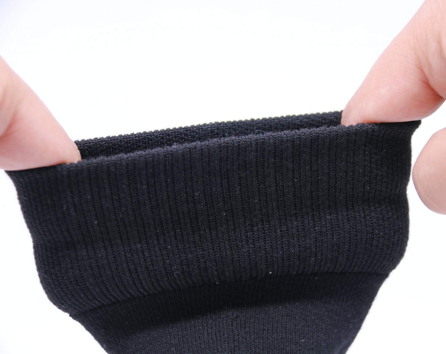 BERING Men's Athletic Cushioned Quarter Socks, Black, Size 9-12, 6 Pairs